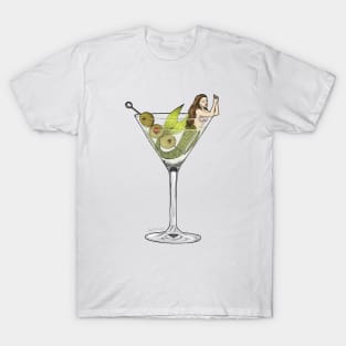 Martini Mermaid T-Shirt